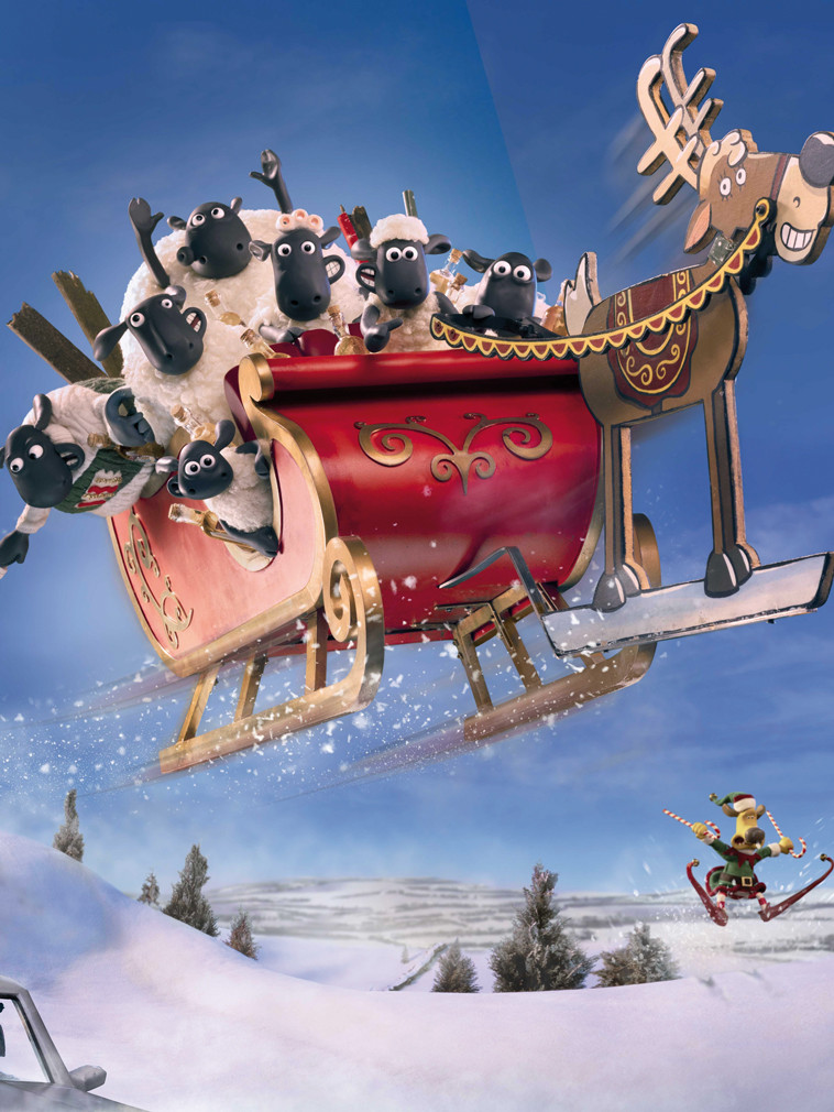 Affiche du film L'incroyable Noël de Shaun le mouton