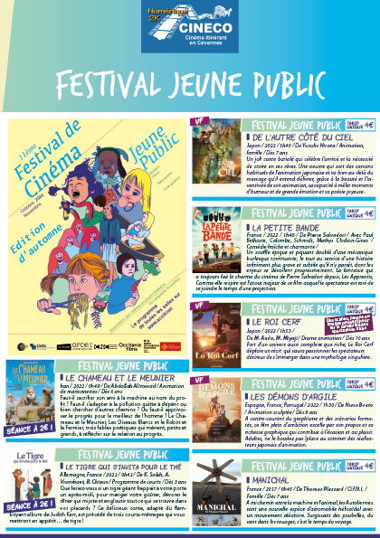 Festival jeune public automne 2022