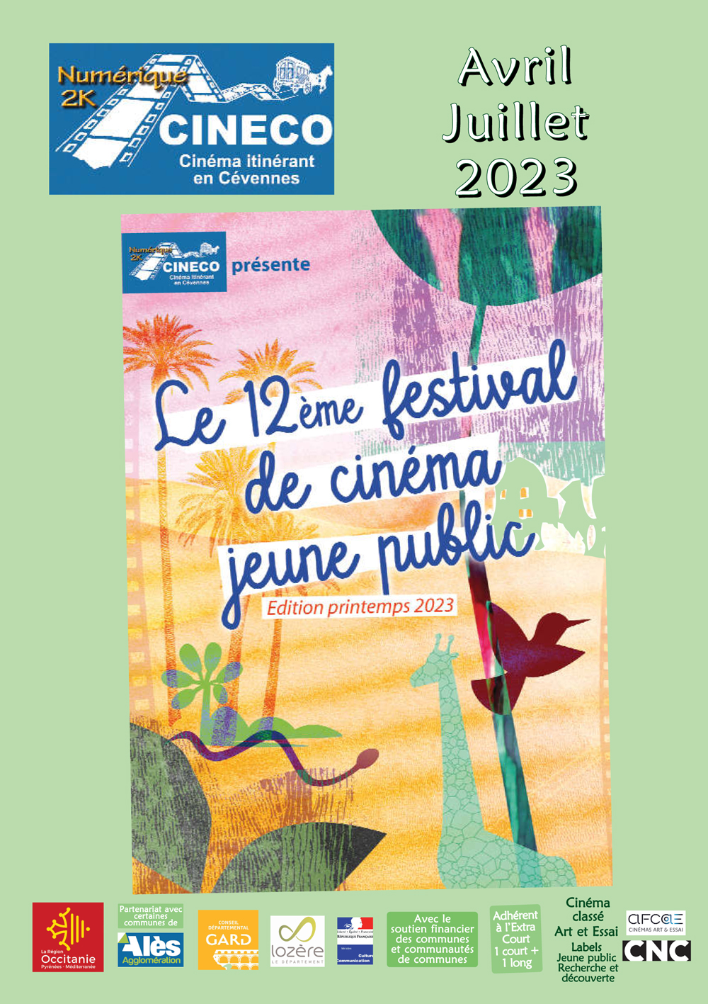 Programme avril à juillet 2023