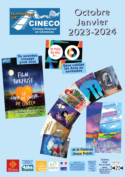 Programme Cinéco octobre 2023 à janvier 2024