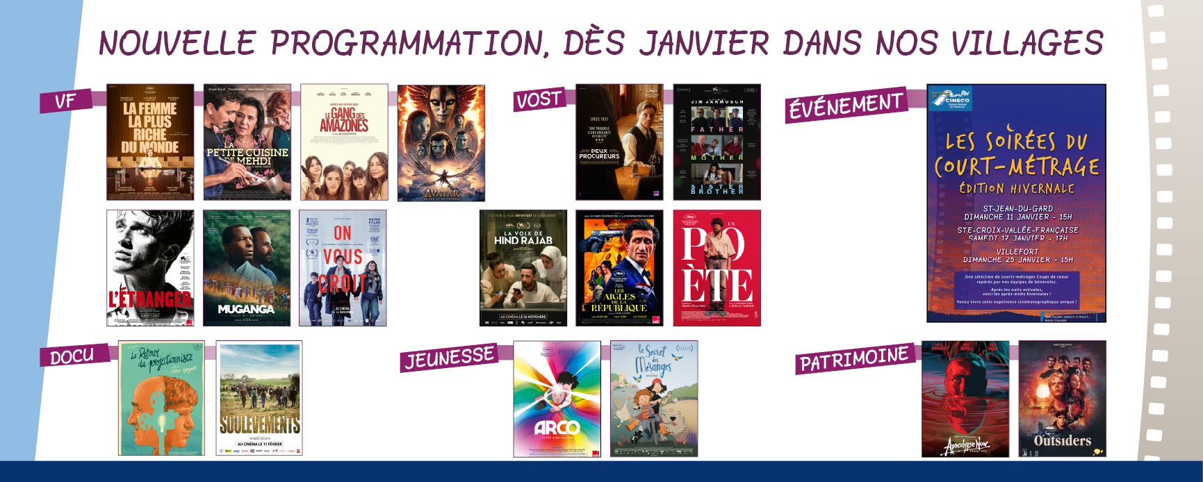 Programmation janvier 2026